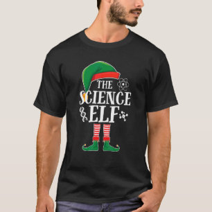Funny Science Elf Family Group Matching Christmas T-Shirt