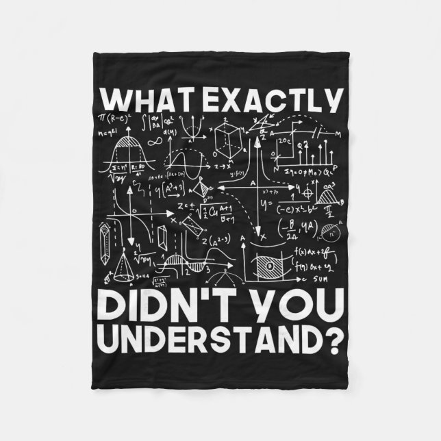 Funny Science Gift Idea Physicist Math Physics Sma Fleece Blanket (Front)