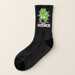 Funny Science Laboratory Chemistry Crocodile Gift Socks<br><div class="desc">The Chemist design is a great gift for any teacher or scientist who likes to experiment. Ideal for Christmas or birthday for son,  daughter,  mum,  dad,  grandma,  grandpa.</div>