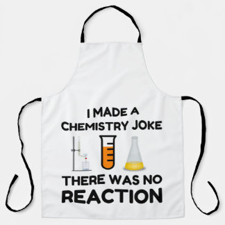 Funny Science lover chemistry joke Apron