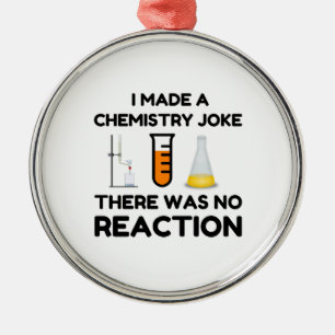 Funny Science lover chemistry joke Metal Tree Decoration