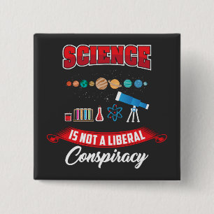 Funny Science Nerd Gag For Back To School 15 Cm Square Badge