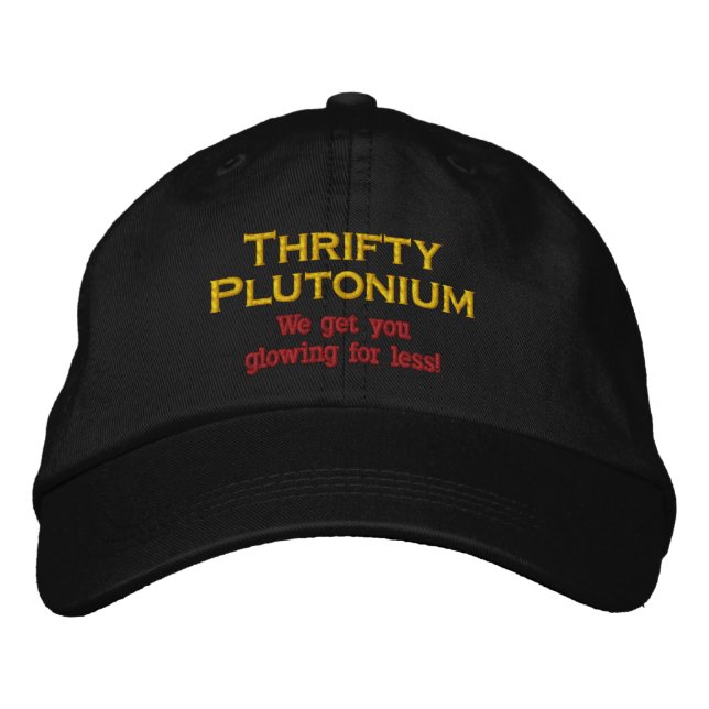 Funny Science Nuclear Plutonium hat atomic Humour (Front)