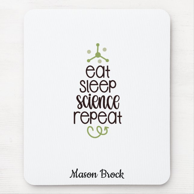 Funny Science student school personalised gift Mouse Pad (Front)