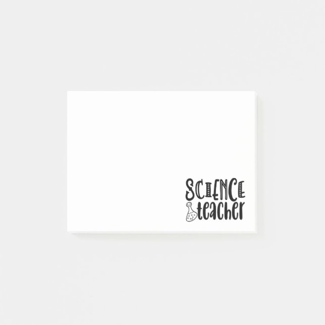 Funny Science Teacher - Chemistry Biology Physics Post-it Notes (Front)
