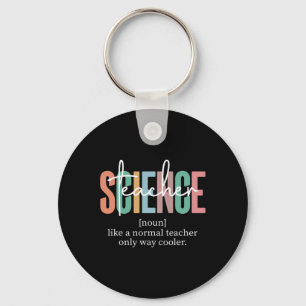 Funny Science Teacher Definition For Women And Men Key Ring
