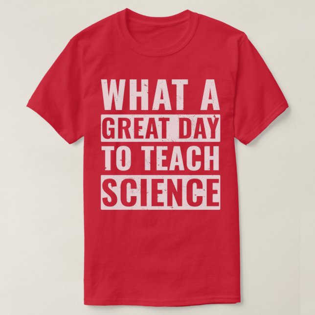 Funny Science Teacher Design for Men Teach Science T-Shirt (Design Front)