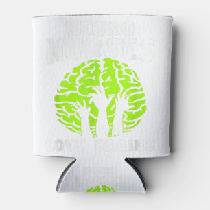 Funny Science Teachers love brains Teachers Hallow Can Cooler
