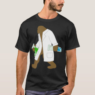 Funny Science Test Tube Beaker Lab Coat Scientist  T-Shirt