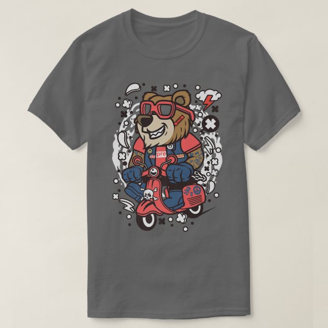 FUNNY SCOOTER SHIRT  (Design Front)