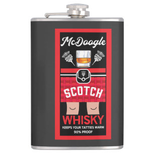 Funny Scotch Whisky Hip Flask