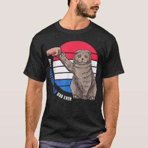 Funny Scottish Fold Cat Owner Best Scottish Fold D T-Shirt