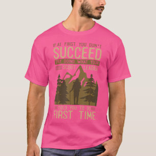 Funny Scout Leader Shirt Cub Camping Hiking Scout
