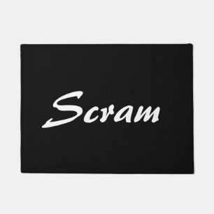 Funny Scram Doormat