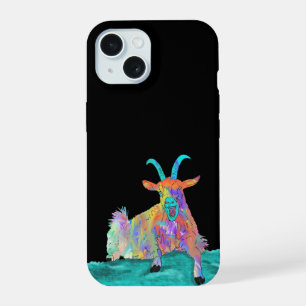 Funny Screaming Goat iPhone 15 Case