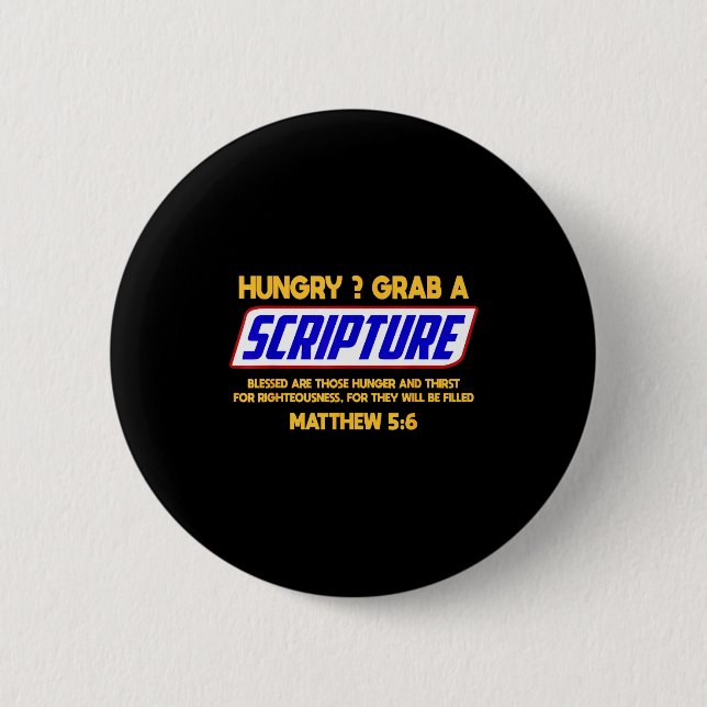 Funny Scripture , Bible Verse, Famous Scriptures,  6 Cm Round Badge (Front)
