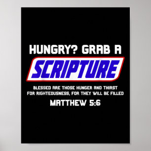 Funny Scripture Gifts, Bible Verse, Famous Scriptu Poster