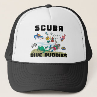 Funny SCUBA Dive Buddy Trucker Hat