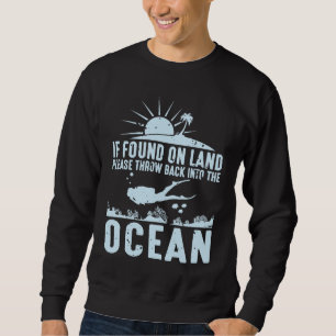 Funny Scuba Diver Gift Swimming Passion Sweatshirt