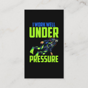 Funny Scuba Diver Joke Business Card