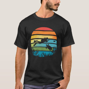 Funny Scuba Diving Art for Men Women Scuba Dive Sc T-Shirt
