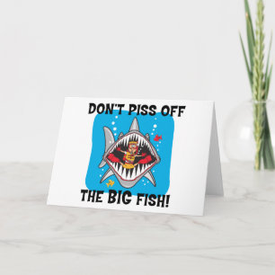 Funny SCUBA Diving Card