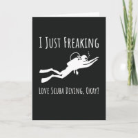 Funny Scuba Diving Cards Ocean Divers Snorkelling