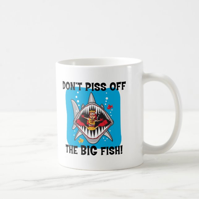 Funny SCUBA Diving Coffee Mug (Right)