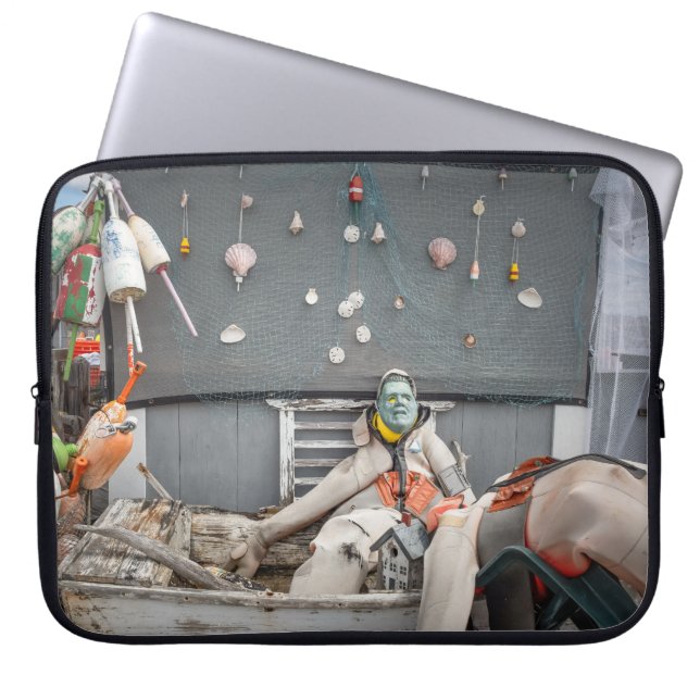 Funny Scuba Diving Laptop Bag (Front)