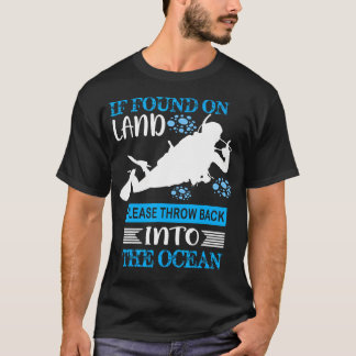 Funny Scuba Diving Saying Men Women Freediving Dee T-Shirt