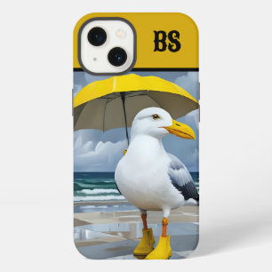 Funny Seagull in Rain Boots – Beach Humour iPhone 13 Case