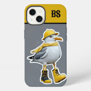 Funny Seagull in Rain Boots – Beach Humour iPhone 13 Case