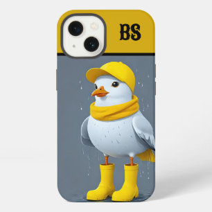 Funny Seagull in Rain Boots – Beach Humour iPhone 13 Case