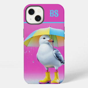 Funny Seagull in Rain Boots – Beach Humour iPhone 13 Case