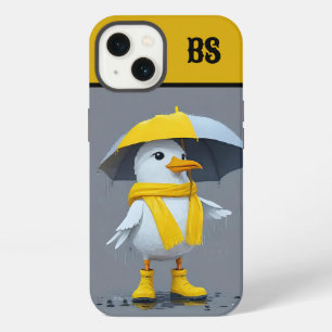 Funny Seagull in Rain Boots – Beach Humour iPhone 13 Case