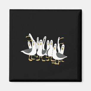 Funny seagull mum mum ocean life mother's day bird magnet