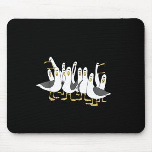 Funny seagull mum mum ocean life mother's day bird mouse pad