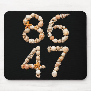 Funny Seashells Sea Shells Summer Beach Mouse Pad