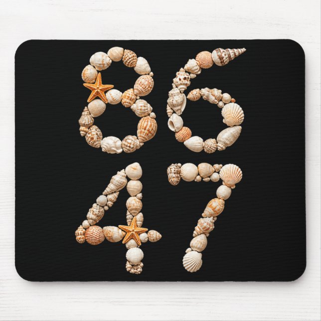 Funny Seashells Sea Shells Summer Beach Mouse Pad (Front)