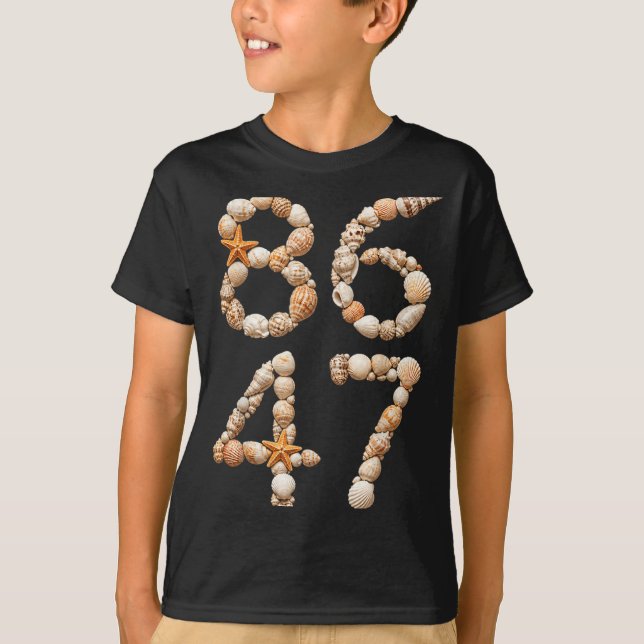 Funny Seashells Sea Shells Summer Beach T-Shirt (Front)