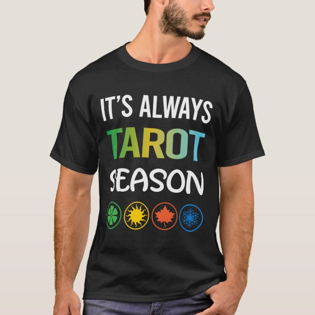 Funny Season Tarot T-Shirt (Front)