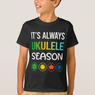 Funny Season Ukulele T-Shirt