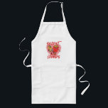 Funny Secret Lovers Taco and Fries Cartoon Long Apron<br><div class="desc">A funny secret lovers taco and French fry cartoon art Mexican American food staple fast food combo humor taco with fry fast food combo humor slogan design deluxe kitchen cooking or outdoor grilling apron. Get a funny taco and fries apron today.</div>