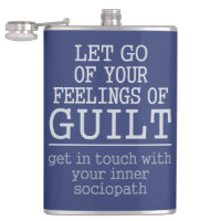 Funny Self-Knowledge custom name flask