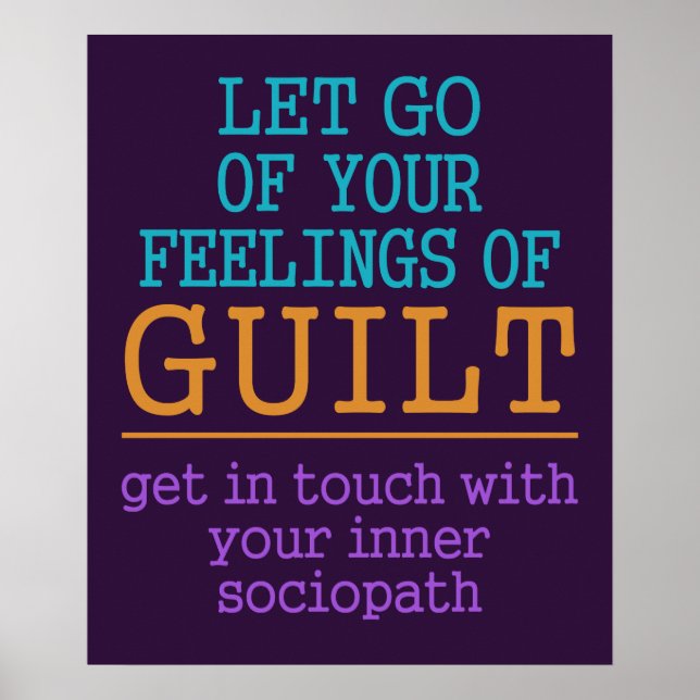 Funny Self-Knowledge poster (Front)