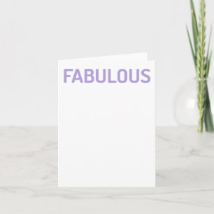 Funny Self-love Quote Fabulous Sticker Card