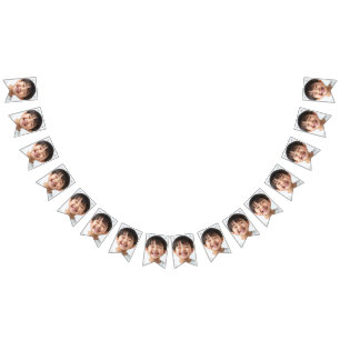 Funny Selfie Photo Upload Your Face Party Design Bunting