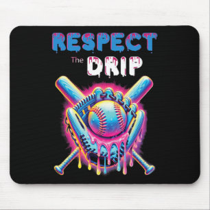Funny Sell Drip Ice Cream Dripping Respect The Dri Mouse Pad