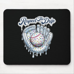 Funny Sell Drip Ice Cream Dripping Respect The Dri Mouse Pad