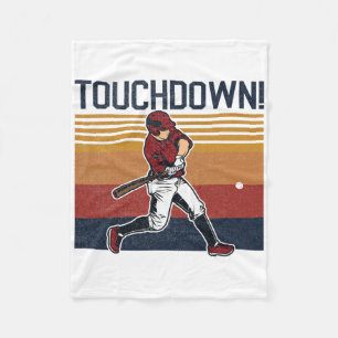 Funny Sell Footll Touchdown Sports Humour Home Run Fleece Blanket